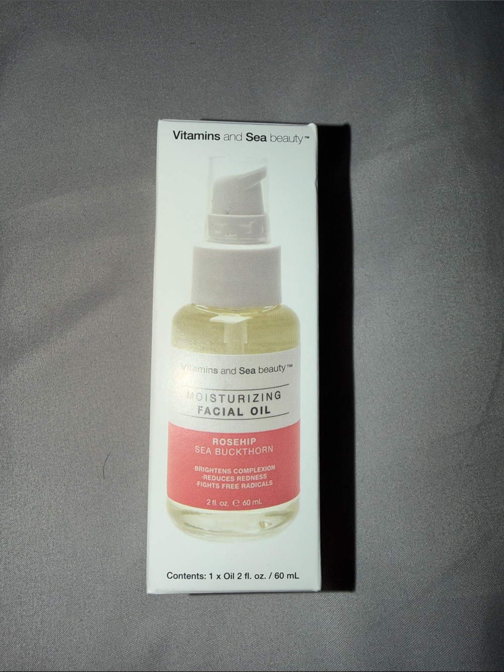 Moisturizing Facial Oil - Rosehip Sea Buckthorn (Pink)